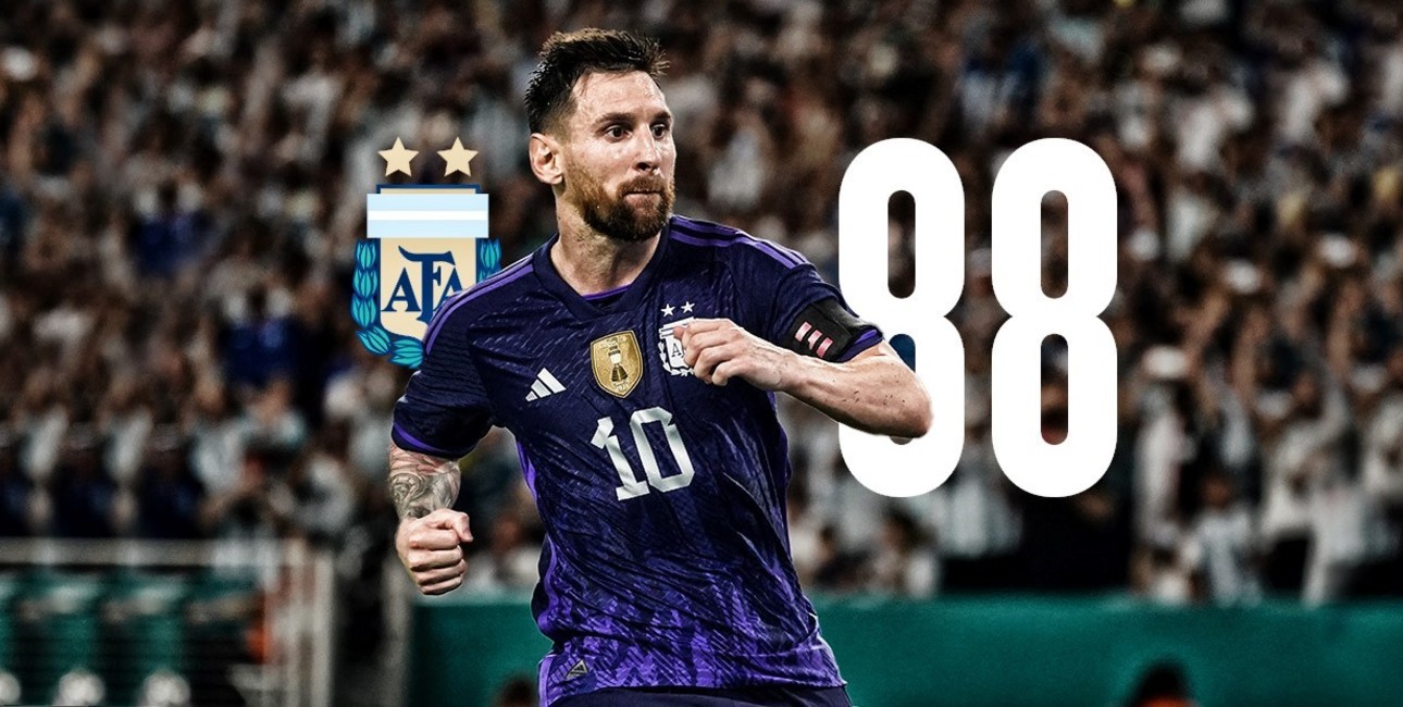 Messi y sus 88 goles con la Selección